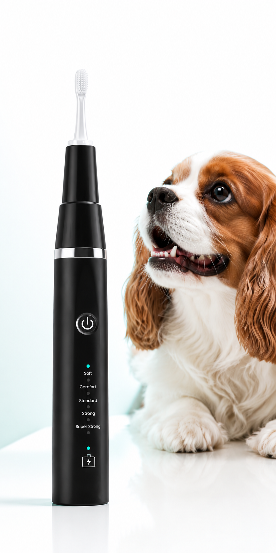 SonicGlow™ Pet Dental Wand Kit — whisper-quiet sonic toothbrush for dogs, UAE